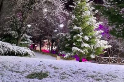 Nisan karı mest eden manzaralar oluşturdu