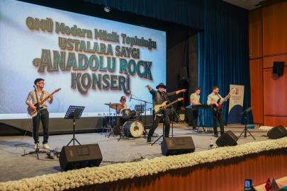 OMÜ’de "Ustalara Saygı Anadolu Rock Konseri"