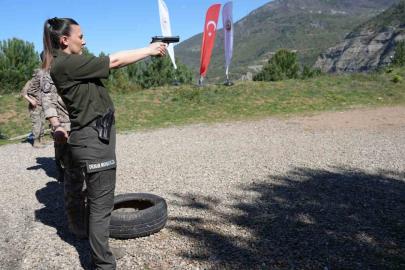 Orman işçileri zorlu etapları tamamladı