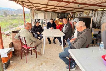 Orman yangınlarından etkilenen vatandaşların geçici barınma alanları incelendi