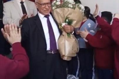 Osmaniye’de 43 yıllık eğitim neferine duygusal uğurlama