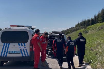 "Otoyola 5 yaşında çocuk bırakıldı" ihbarı ekipleri alarma geçirdi