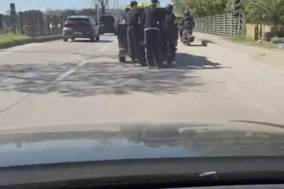 Patenli gençlerin tehlikeli yolculuğu kamerada