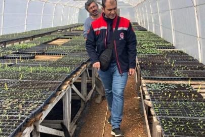 Pınarhisar’da üreticilere teknik destek