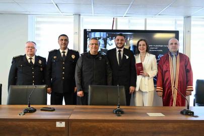 Polis Günü’nde çifte mutluluk, Müberra ve Fatih çifti dünyaevine girdi