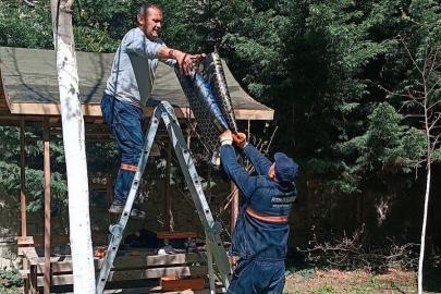 Pursaklar Belediyesi’nden parklarda bakım seferberliği