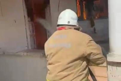 Reyhanlı’da müstakil ev alevlere teslim oldu