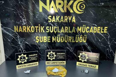 Sakarya’da 4 farklı uyuşturucu operasyonunda 3 tutuklama