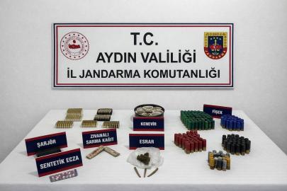 Saklanan uyuşturucuları narkotik köpeği buldu