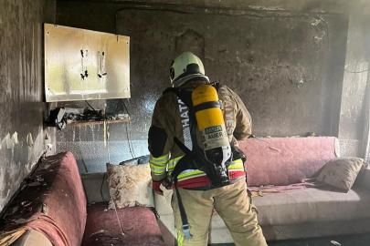 Samadağ’da ev yangını