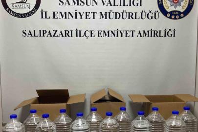 Samsun’da kaçak alkol operasyonu: 60 litre etil alkol ele geçirildi