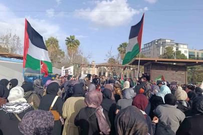 Şanlıurfalı kadınlardan İsrail’in idam yasasına tepki