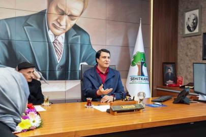 Şehit ailelerinden Başkan Yılmaz’a destek ziyareti