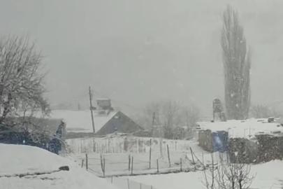 Siirt’te nisan ayında kar sürprizi