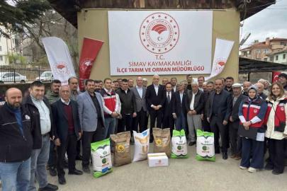 Simav’da çiftçilere yüzde 75 hibeli tohum desteği