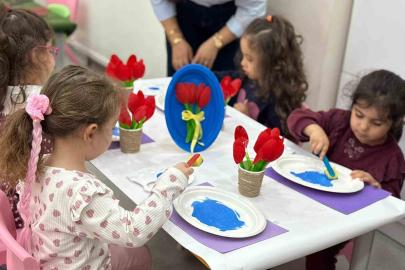 Sincan Belediyesi kreşinde "ilkbahara merhaba" etkinliği