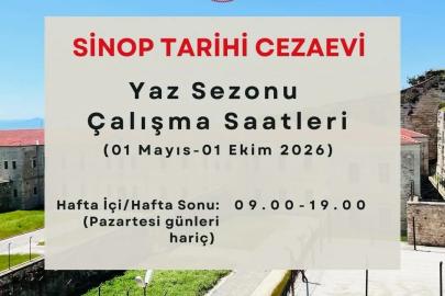 Sinop Tarihi Cezaevi’nde ziyaret saatlerine yeni düzenleme