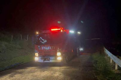 Sinop’ta yangın paniği: Yangını fırtına söndürdü