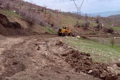 Şırnak’ta 18 köy yolunda çalışmalar sürüyor