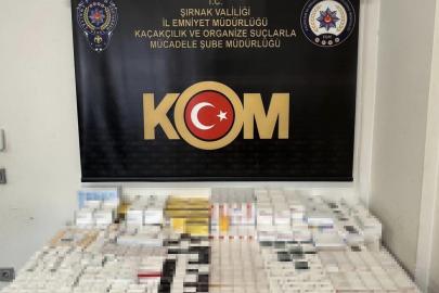 Şırnak’ta 6 milyon liralık kaçak malzeme ele geçirildi