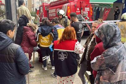 Şişli’de korkutan baca yangını