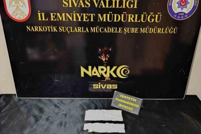 Sivas polisi uyuşturucu tacirlerine geçit vermedi