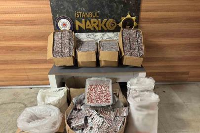 Sultanbeyli’de uyuşturucu operasyonu: 343 bin adet hap ele geçirildi