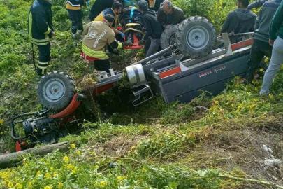 Takla atan patpatın sürücüsü hayatını kaybetti