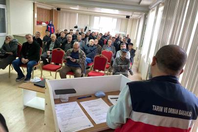 Tavşanlı’da üreticilere bitki koruma eğitimi