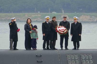 ’TCG Dumlupınar’ denizaltısında şehit olan 81 denizci için anma töreni düzenlendi