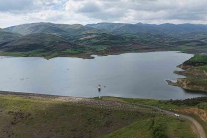 Tekirdağ’da kuruyan baraj yağışlarla canlandı
