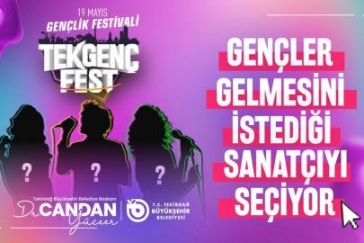Tekirdağ’da sahne alacak sanatçıları gençler belirleyecek