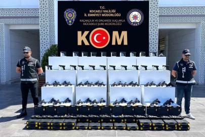 TEM’de silah kaçakçılığı operasyonu: 60 tabanca ele geçirildi
