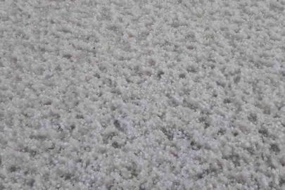 Tomarza’da dolu etkili oldu