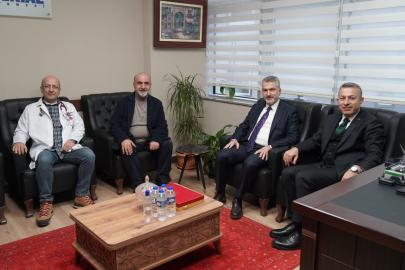 Trabzon Valisi Şahin’den Özel İmperial Hastanesi’ne ziyaret