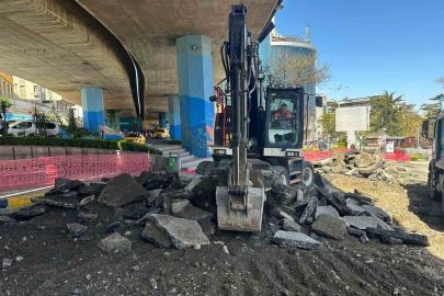 Trabzon’da Atatürk Alanındaki viyadüklerin altı dinlenme alanı olacak