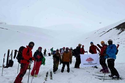 Trabzon’da Dağ Kayağı Eğitimi ilk kez düzenlendi