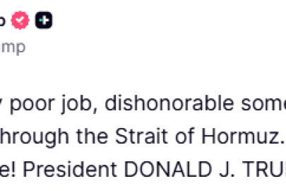 Trump’tan İran’a Hürmüz Boğazı uyarısı