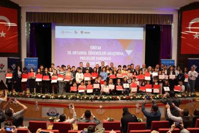 TÜBİTAK Ortaokul Öğrencileri Araştırma Projeleri Kayseri Bölge Yarışması’nı kazananlar belli oldu