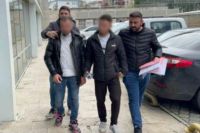 Uyuşturucu operasyonunda gözaltına alınan 2 kişi adliyeye sevk edildi