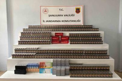 Viranşehir’de 4 bin 900 paket kaçak sigara ele geçirildi