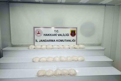Yüksekova’da 22 kilo metamfetamin ele geçirildi