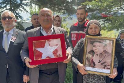 61 yıllık mezar taşı, şehidiyle birlikte Tokat’a geldi