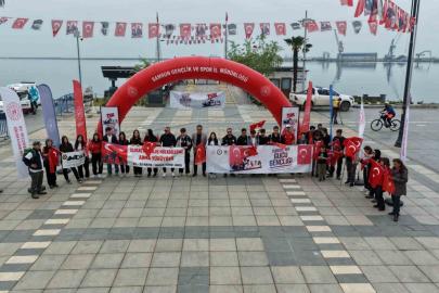 86 kilometrelik ’Dağcılık Ulusal Kurtuluş Mücadelesi Anma Yürüyüşü’ başladı