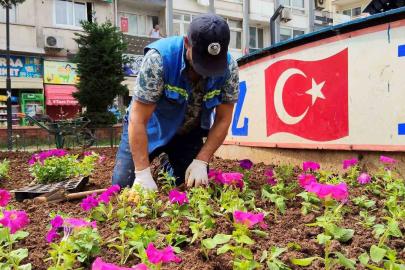 Akdeniz’de parklar bahara hazır: 50 bin çiçek toprakla buluşacak