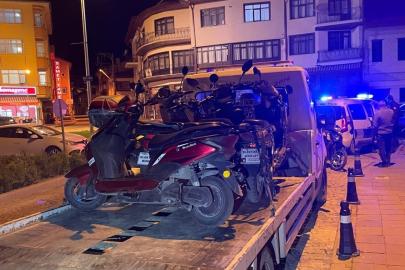Akşehir’de motosikletlere sıkı denetim