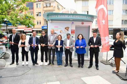 Altıeylül’de bebek bakım ve emzirme kabinleri açıldı