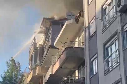 Amasra’da çatı yangını: Evlerindeki çifti vatandaşlar kurtardı