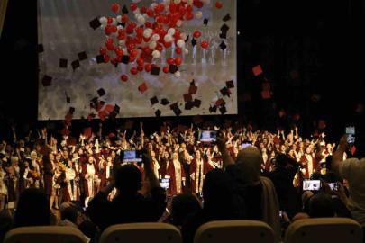 Ankara Hacı Bayram Veli Üniversitesi İletişim Fakültesi mezuniyet töreni yapıldı