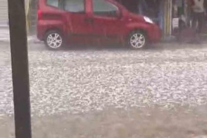 Ankara’da dolu yağışı etkili oldu